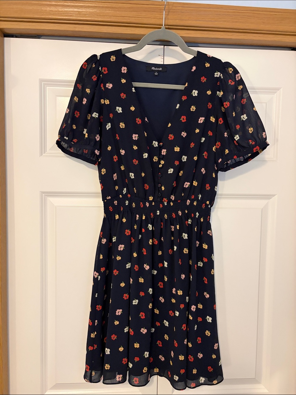 Madewell flower print dress
